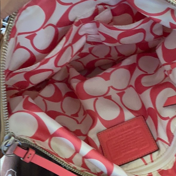 Authentic Coach Khaki Nylon Tote bag - Picture 6 of 16